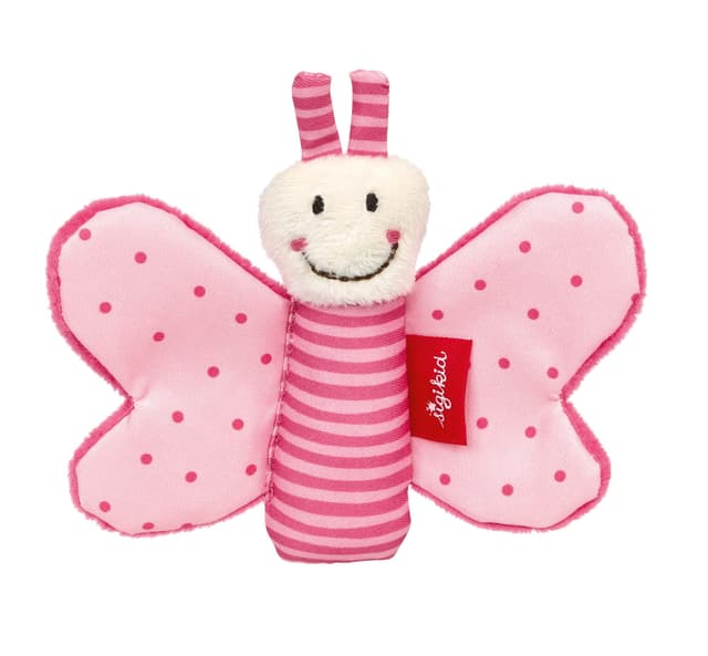 Sigikid Greifling Schmetterling 🦋 RedStars Babyspielzeug mit Knisterfolie