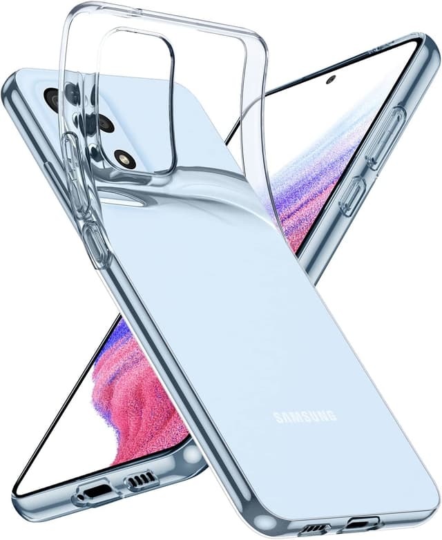 Oprimio Kristallklar Hülle für Samsung A53 5G - Silikon Hülle - 100% Durchsichtig - Deutsche Material - Ultra Dünn - Klar Handyhülle für Samsung Galaxy A53 5G 📱
