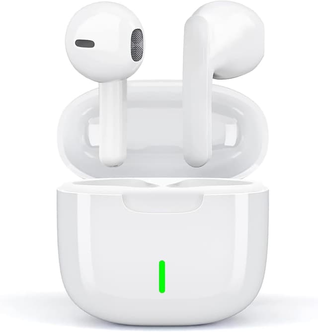 🎧 Bluetooth Kopfhörer In Ear, Kopfhörer Kabellos Bluetooth 5.3 Wireless Earbuds mit 4 Noise Cancelling Mic, 40Std Hi-Fi Stereo Touch Control IP7 Wasserdicht Sport Ohrhörer für iPhone/Android/Samsung Wireless Kopfhörer-6899