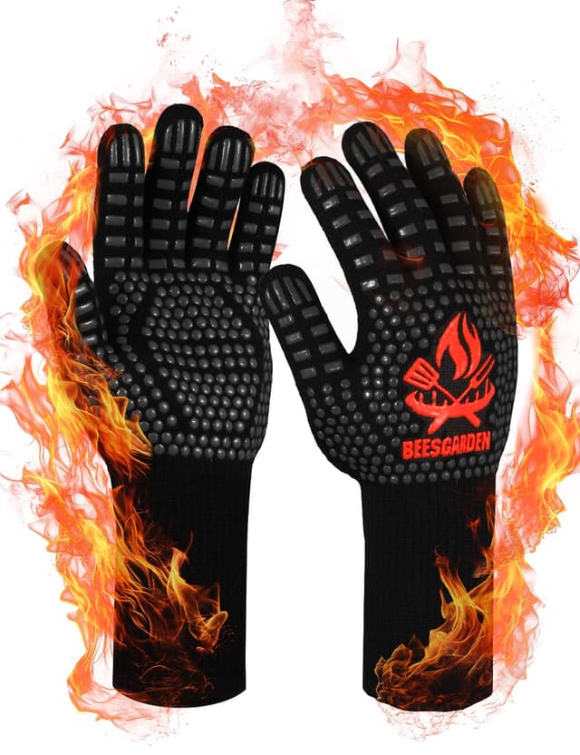 Beesgarden Grillhandschuhe Hitzebeständig bis 800°C 🔥🧤