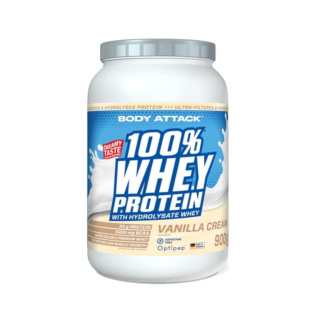 Angebot: Body Attack 100% Whey Protein - Vanille, 900 g 🏋️‍♂️🥛