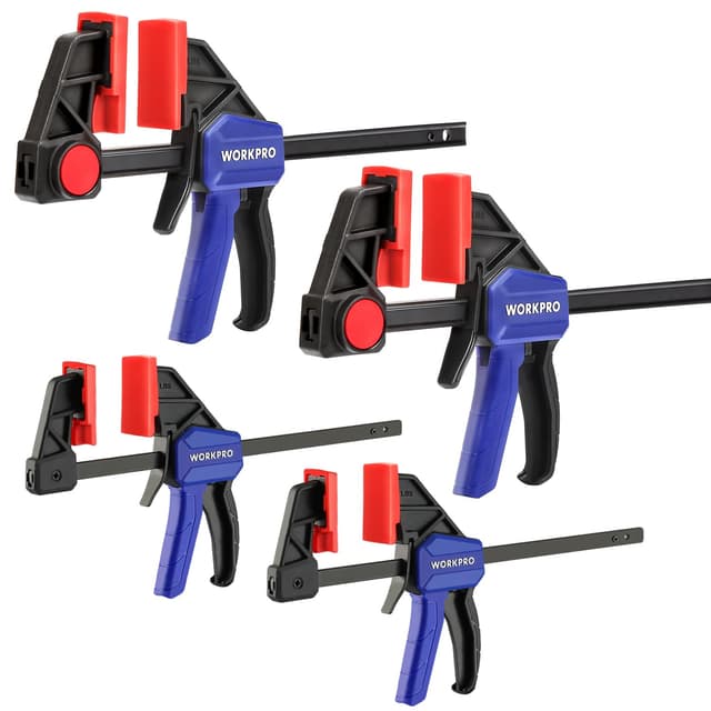 WORKPRO Einhandzwingen Set 4 Stück 🛠️🔩