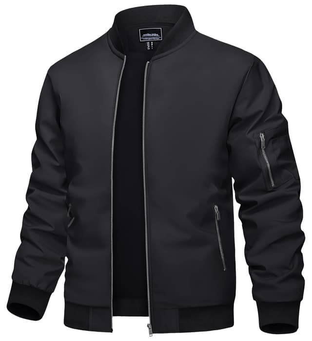 🔥 TACVASEN Herren Bomberjacke Leichte Übergangsjacke 🛩️