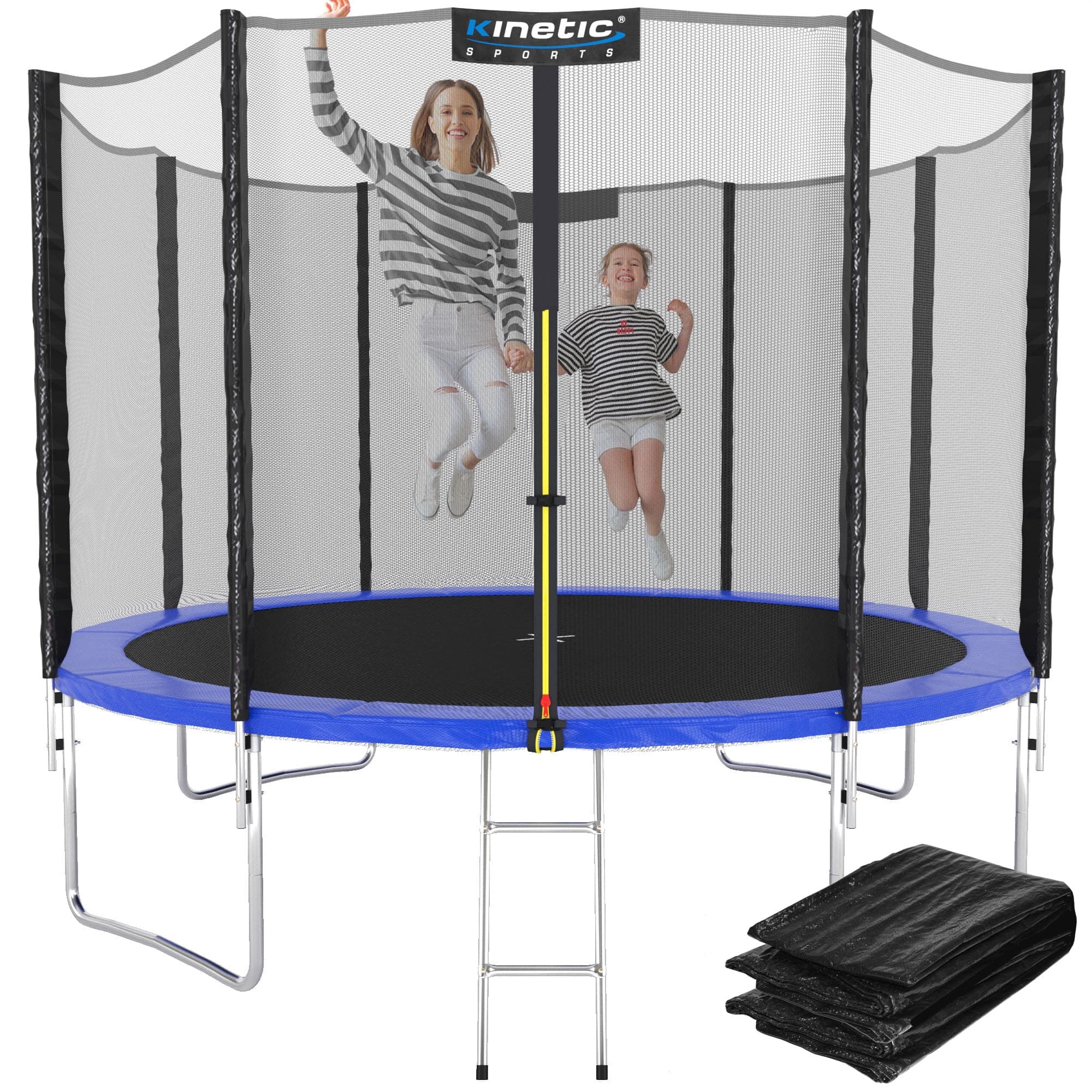 KINETIC SPORTS Trampolin Outdoor 'Salto Plus' Ø 183 cm Blau-2 🤸