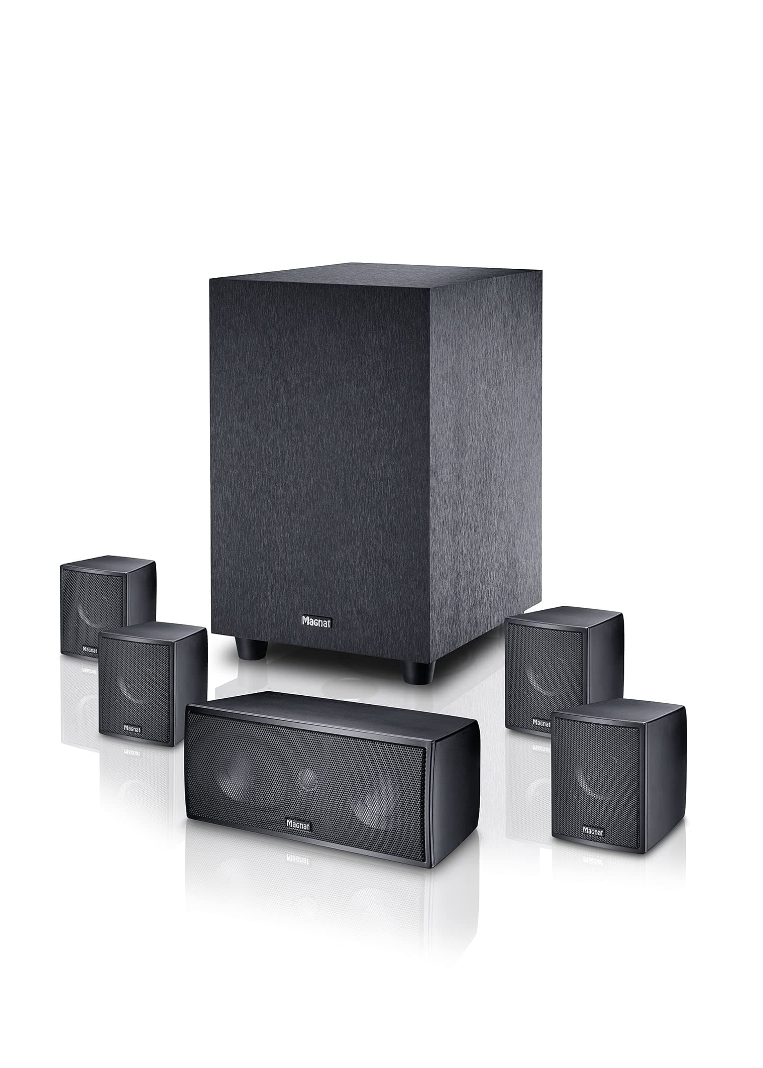 🎥🌟 Cinema Star 5.1 - Subwoofer-Satellitensystem in Schwarz 🎬🔊