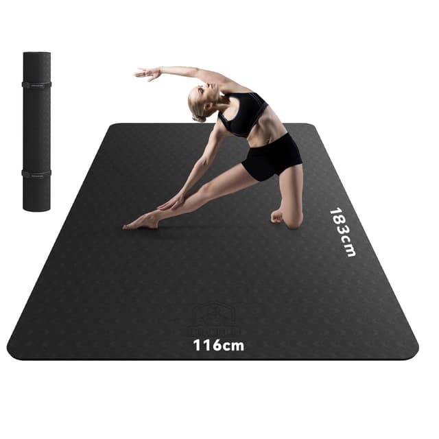 HAPBEAR Yogamatte XXL- Extra Groß Breit Yoga Matte 🧘‍♀️