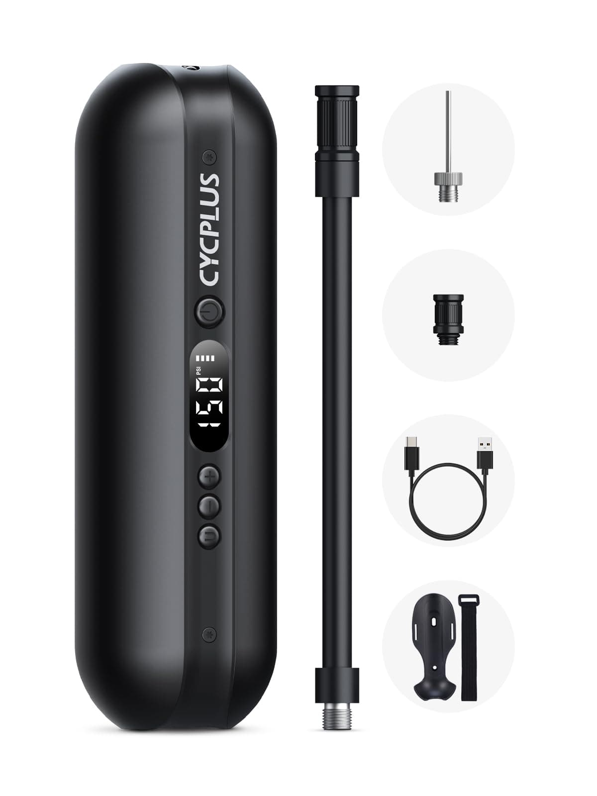🚴‍♂️ CYCPLUS Luftpumpe 150PSI Elektrischer Kompressor Tragbar 🚴