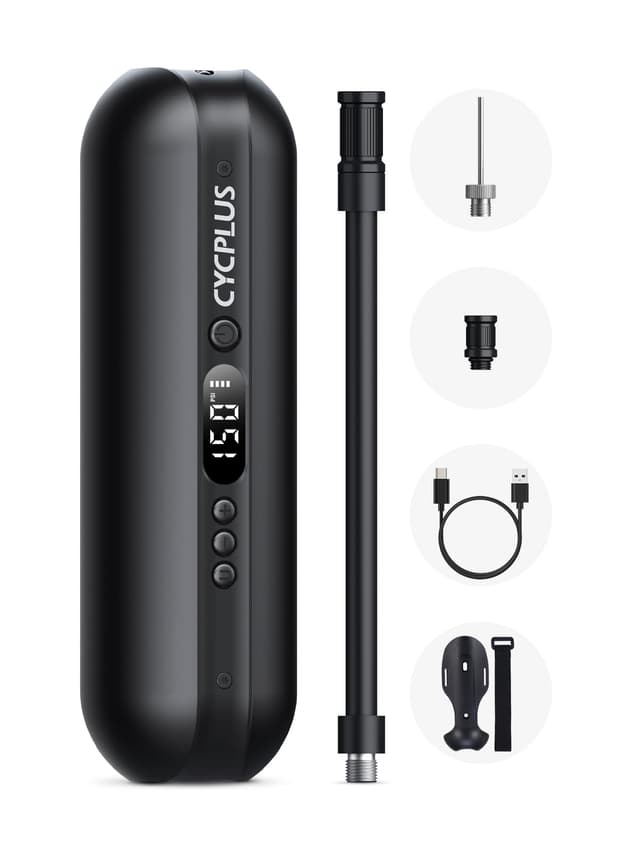 🚴‍♂️ CYCPLUS Luftpumpe 150PSI Elektrischer Kompressor Tragbar 🚴