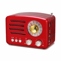 PRUNUS J-160 AM/FM/SW Retro Radio mit Bluetooth, Nostalgie Radio Klein mit 1800mAh Akku Angebot bei HelloDeals