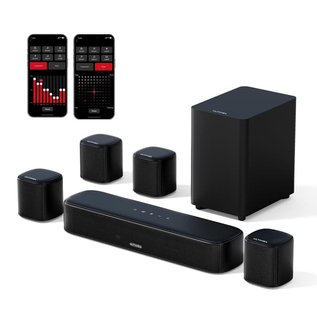 🔊 ULTIMEA 7.1ch Soundbar für TV - Surround Sound System mit App Steuerung