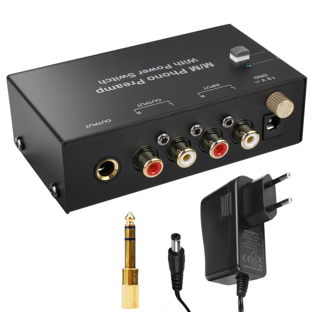 🎵 Phono Vorverstärker Plattenspieler - Phono Preamp für ein herausragendes Klangerlebnis 🎶