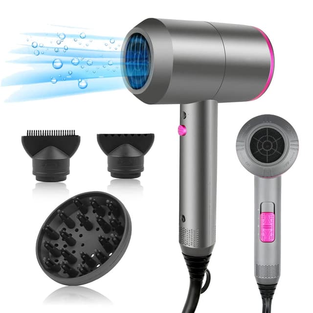 🌟 HappyGoo Föhn Ionen Haartrockner AC Motor Professioneller Fön 🌟