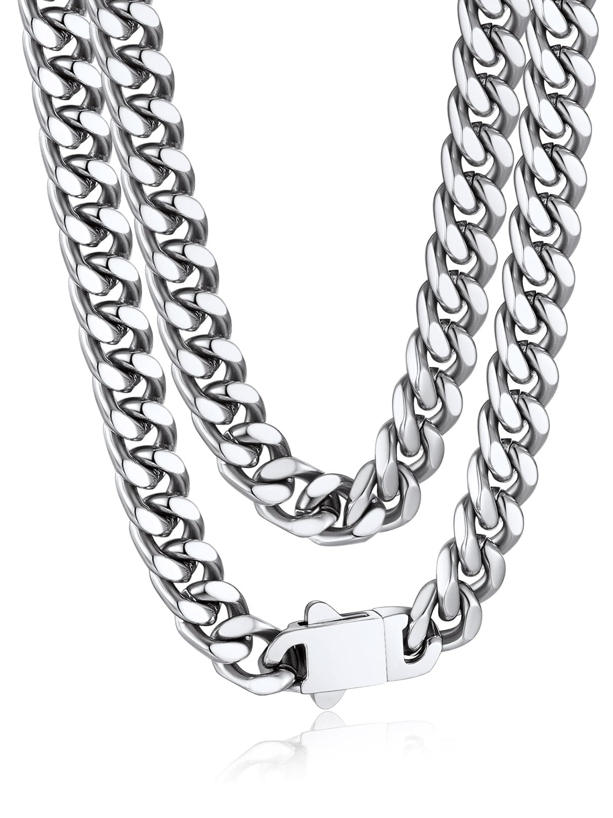Bandmax Panzerkette Herren Damen Edelstahl Kette 7MM breit