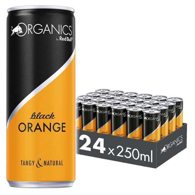 Organics by Red Bull Black Orange | Bio Limonade 24er Palette 🍊🥤
