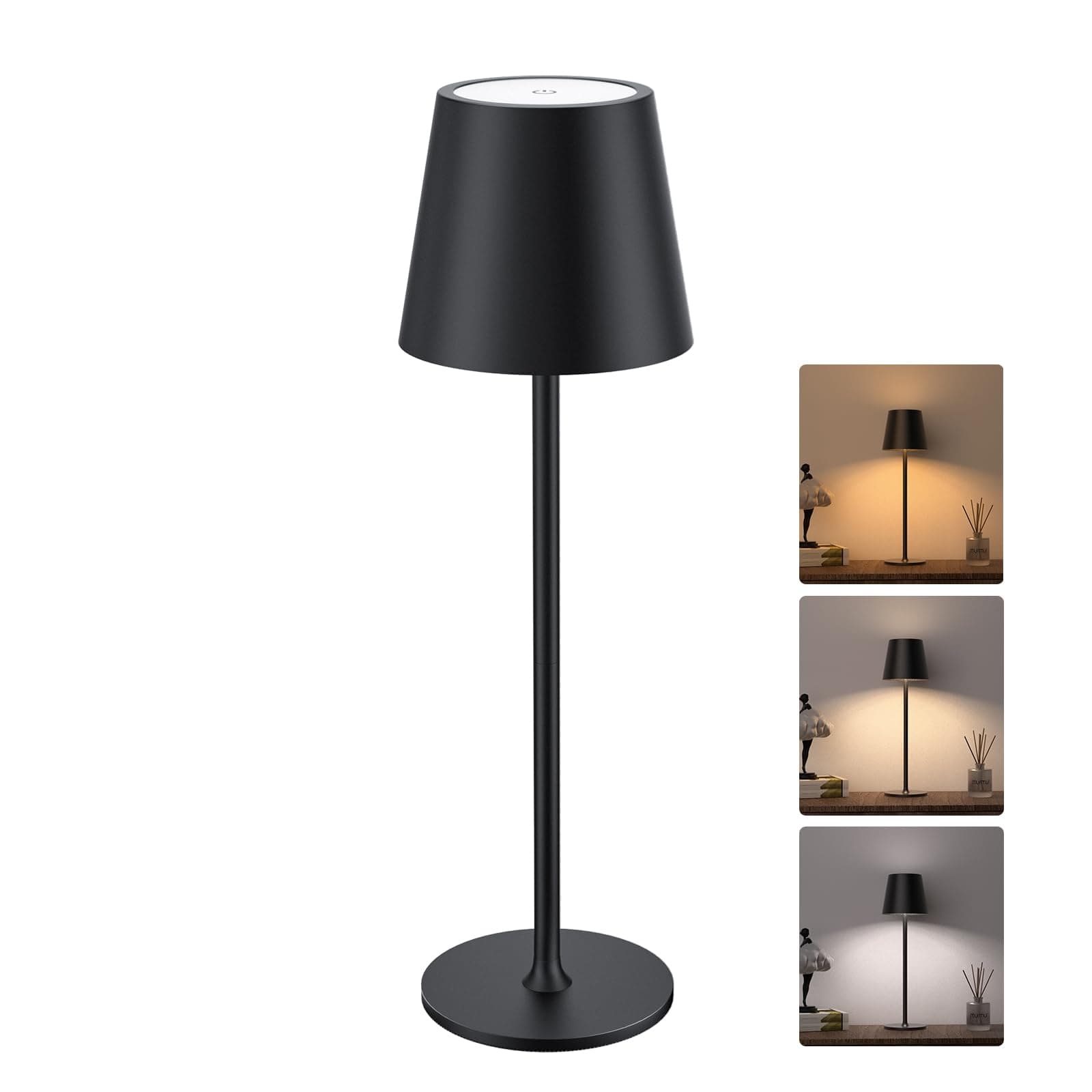 JACKYLED Tischlampe Kabellos - Wiederaufladbar und Vielseitig Einsetzbar 🌟
