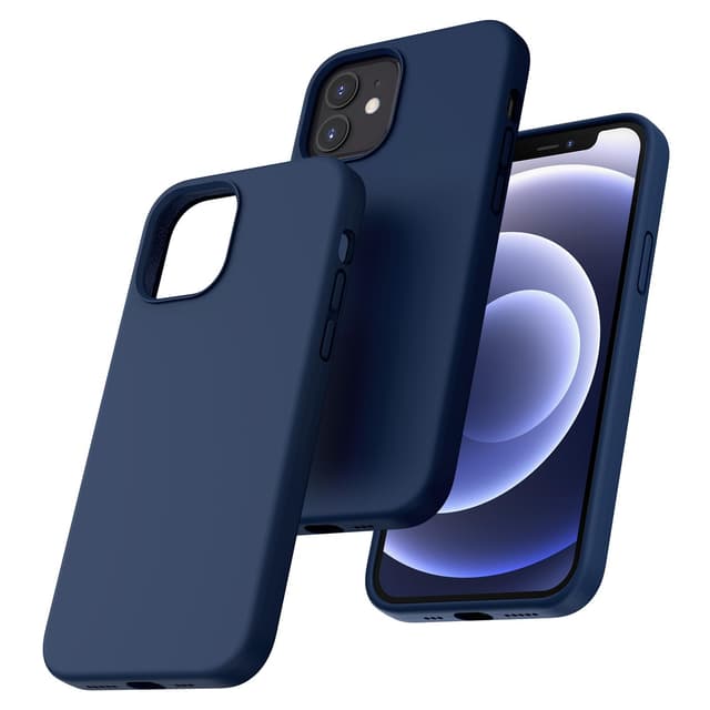 TOCOL iPhone 12 Hülle Silikon 📱💙 Stoßfest Anti-Rutsch Kratzfest
