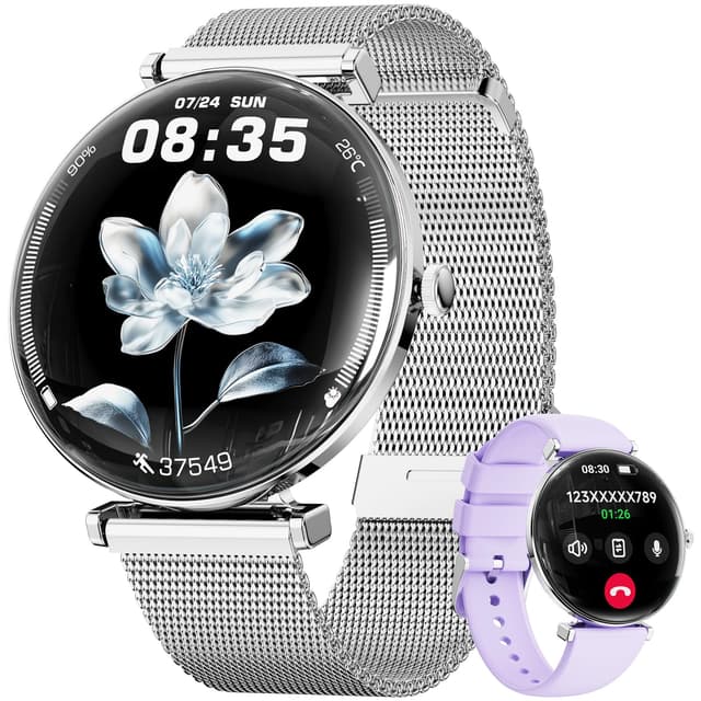 Konvexe Licht Dünn Smartwatch für Damen 🌟 1,43 Zoll AMOLED Touchscreen ⌚