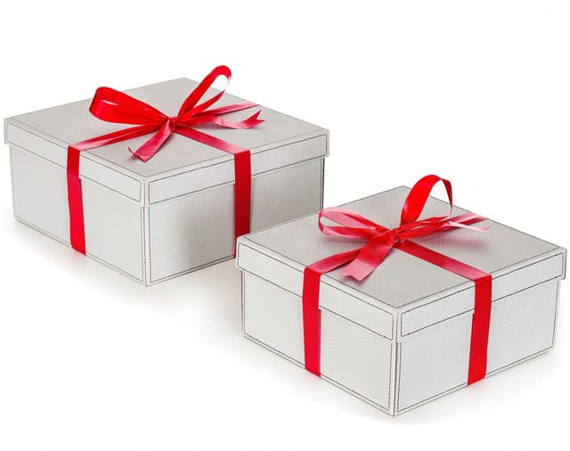 Lavatelli Geschenkbox mit Schleife - Set mit 2 Stücke Groß