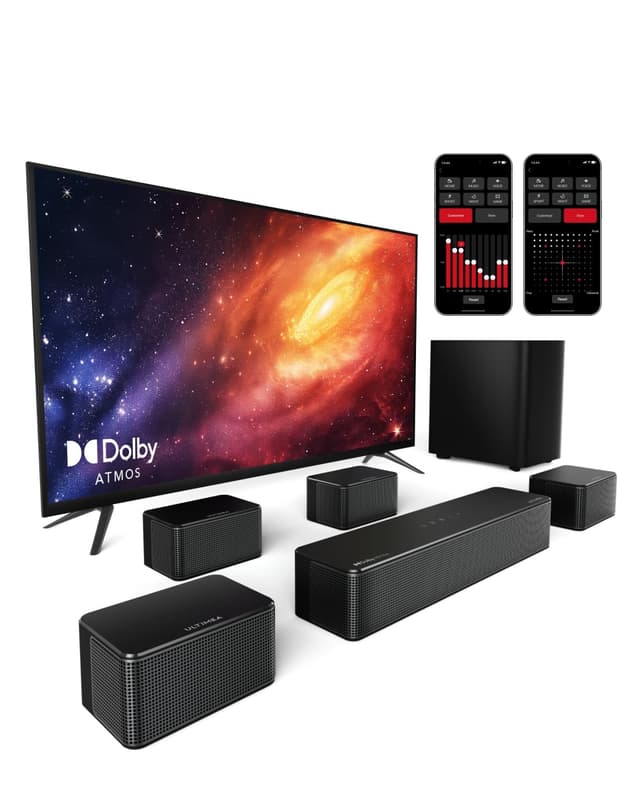 ULTIMEA Poseidon D80 7.1 Surround Sound System 🎵🔊
