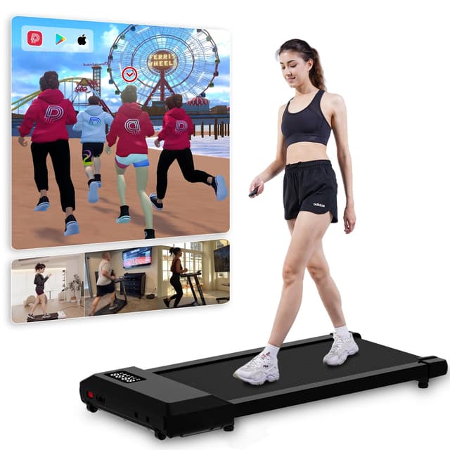 🏃‍♂️ DeerRun Raceable Walking Pad: Laufband für Zuhause MAX 136kg