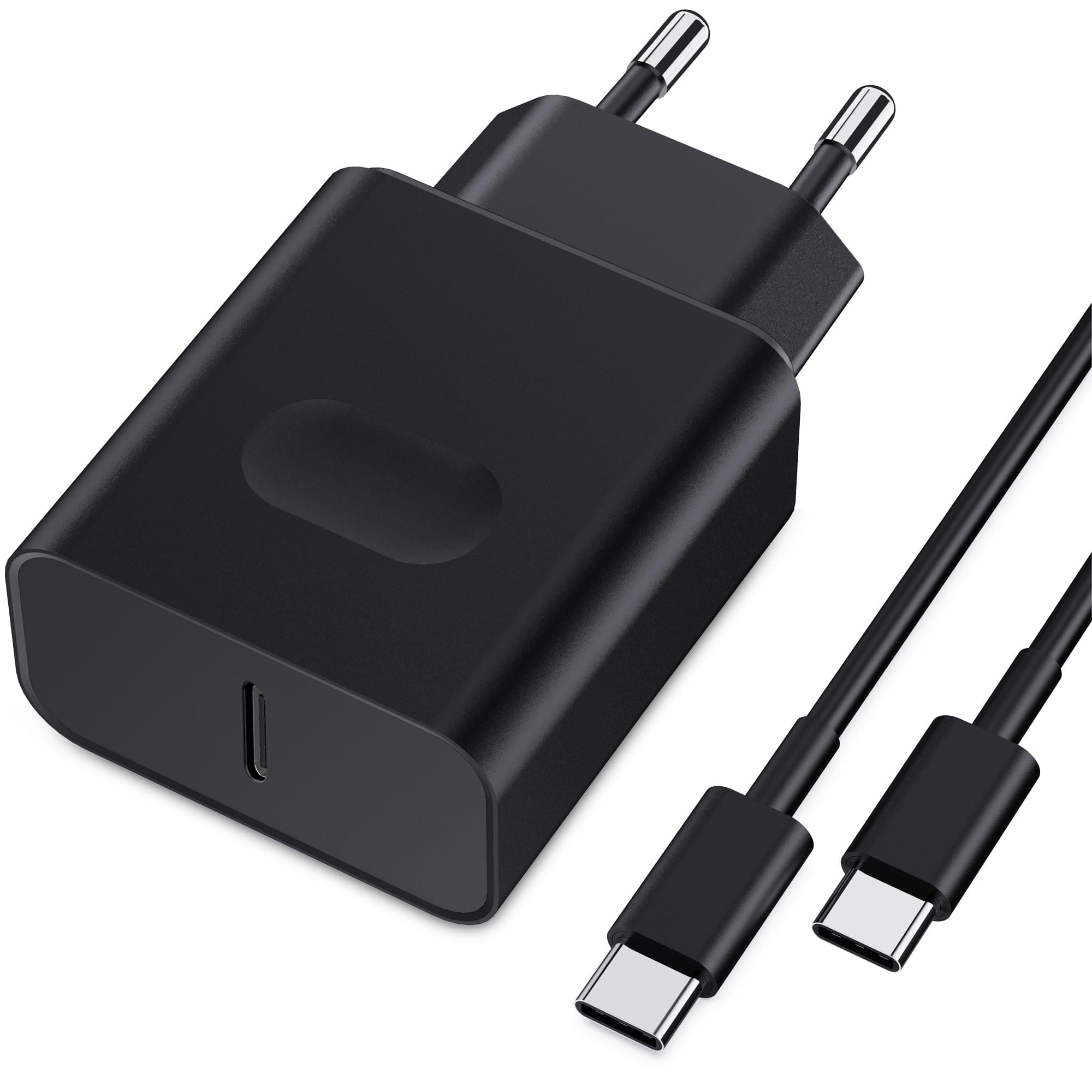 🔋📱 45W USB C Schnellladekabel und Schnellladegerät für Samsung Galaxy S25/S24/S23/S22/S21/S20/Note20/S10/S9/A73/A53/Tab S8