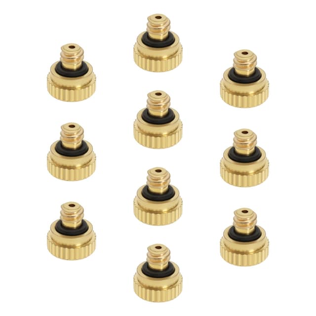 🌿🌞🚿 SG Store Messing-Sprühdüse, 0,2 mm, Niederdruck, 10 Stück