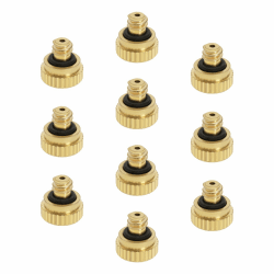 🌿🌞🚿 SG Store Messing-Sprühdüse, 0,2 mm, Niederdruck, 10 Stück Angebot bei HelloDeals