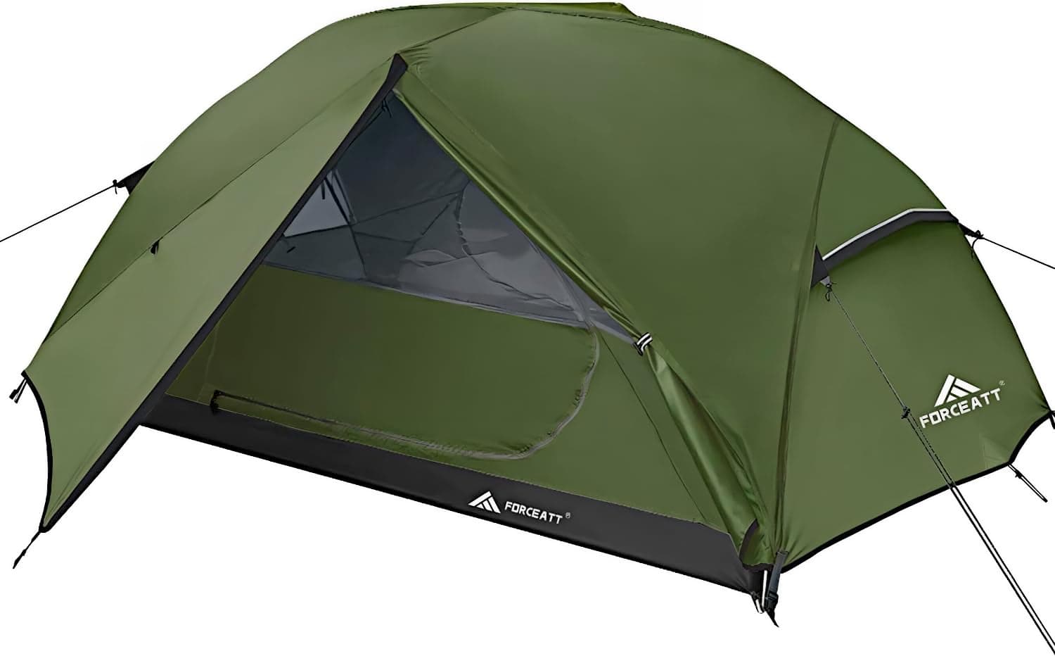 Forceatt Zelt 2-3 Personen Camping Zelt, 2 Doors Wasserdicht & Winddicht 3-4 Saison Ultraleichte Rucksack Zelt