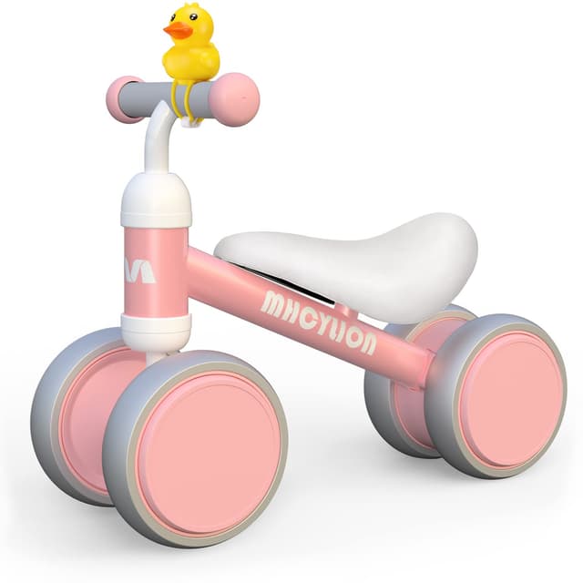 🚲 MHCYLION Kinder Laufrad ab 1 Jahr Balance Lauflernrad Spielzeug mit 4 Räder 🎁