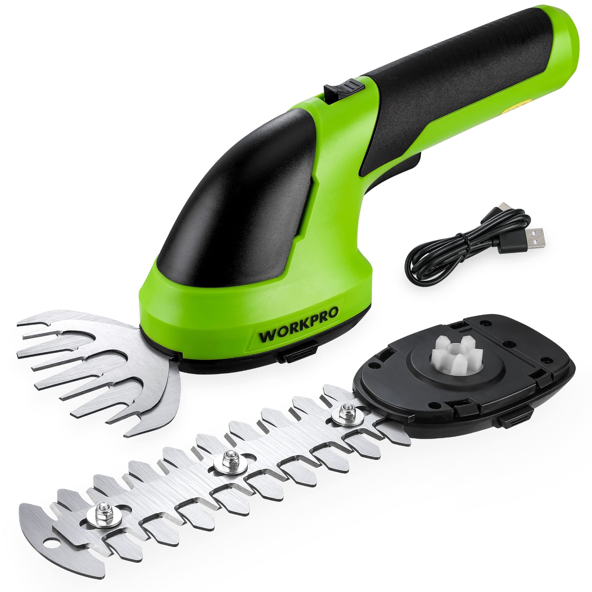 🌿🌟 Reduzierter Preis! WORKPRO Gartenschere Akku 7,2V Grün 🌟🌿