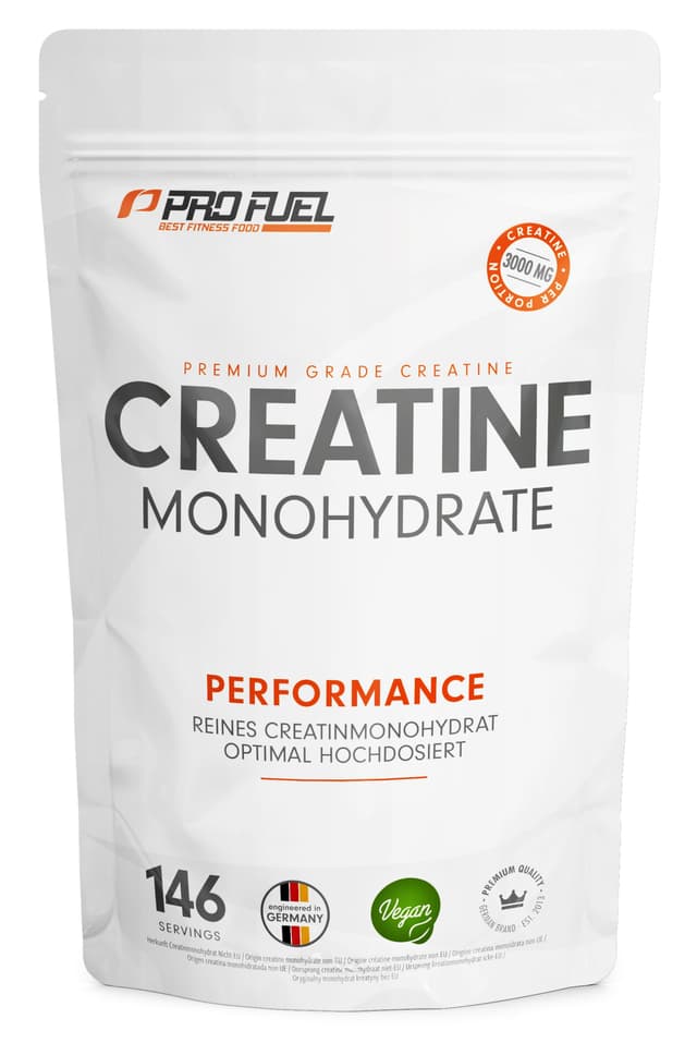 ProFuel Creatin Monohydrat Pulver 500g 🥇 - 100% vegan & made in Germany