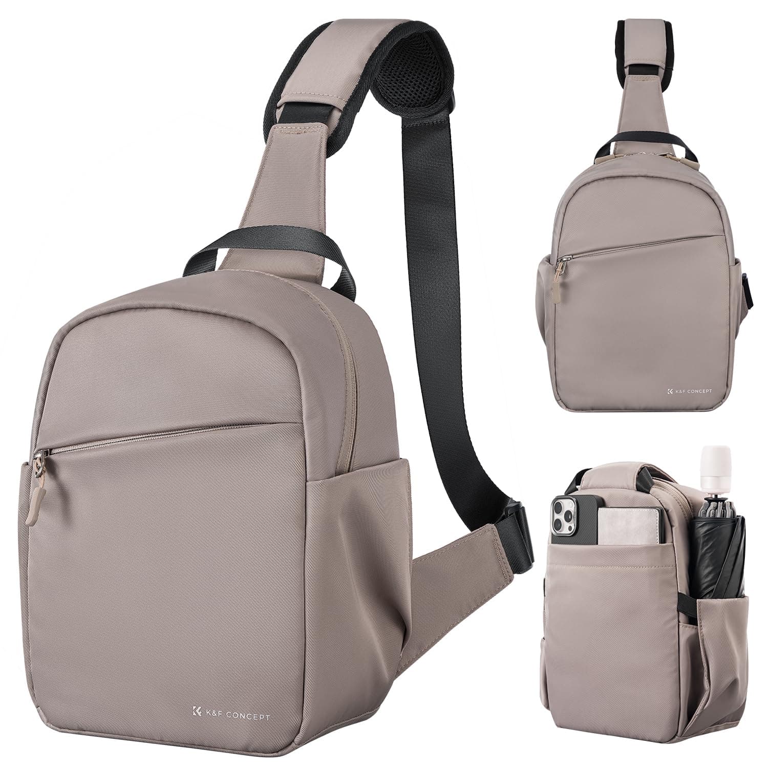 📸 K&F Concept Kameratasche | Wasserdichter Kamerarucksack Klein 5L Lotusrosa