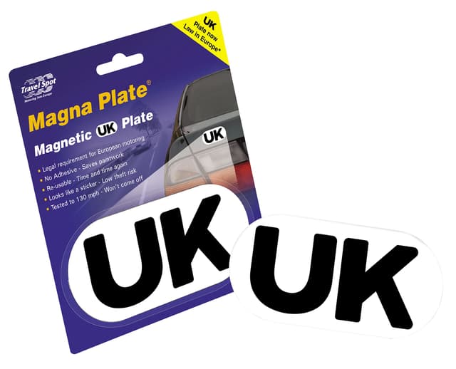 🚗🇪🇺 Travelspot UK Magnetplatte - Spezialangebot!
