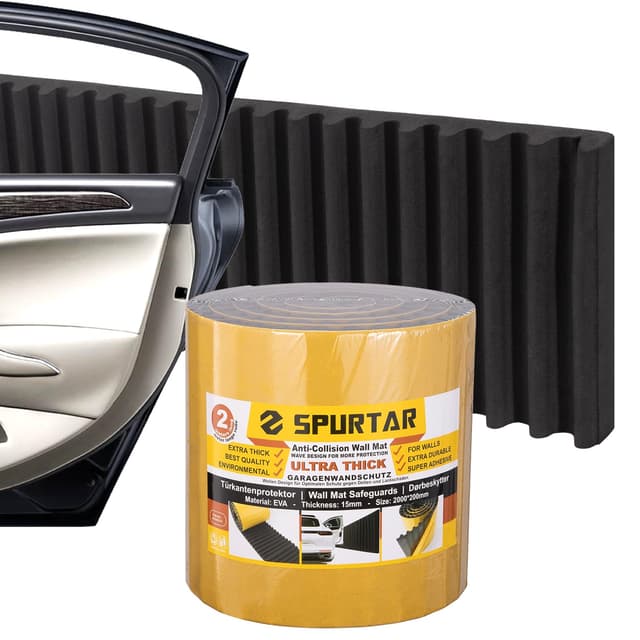 Spurtar Garagen Wandschutz - Kantenschutz Selbstklebend 🚗🏠