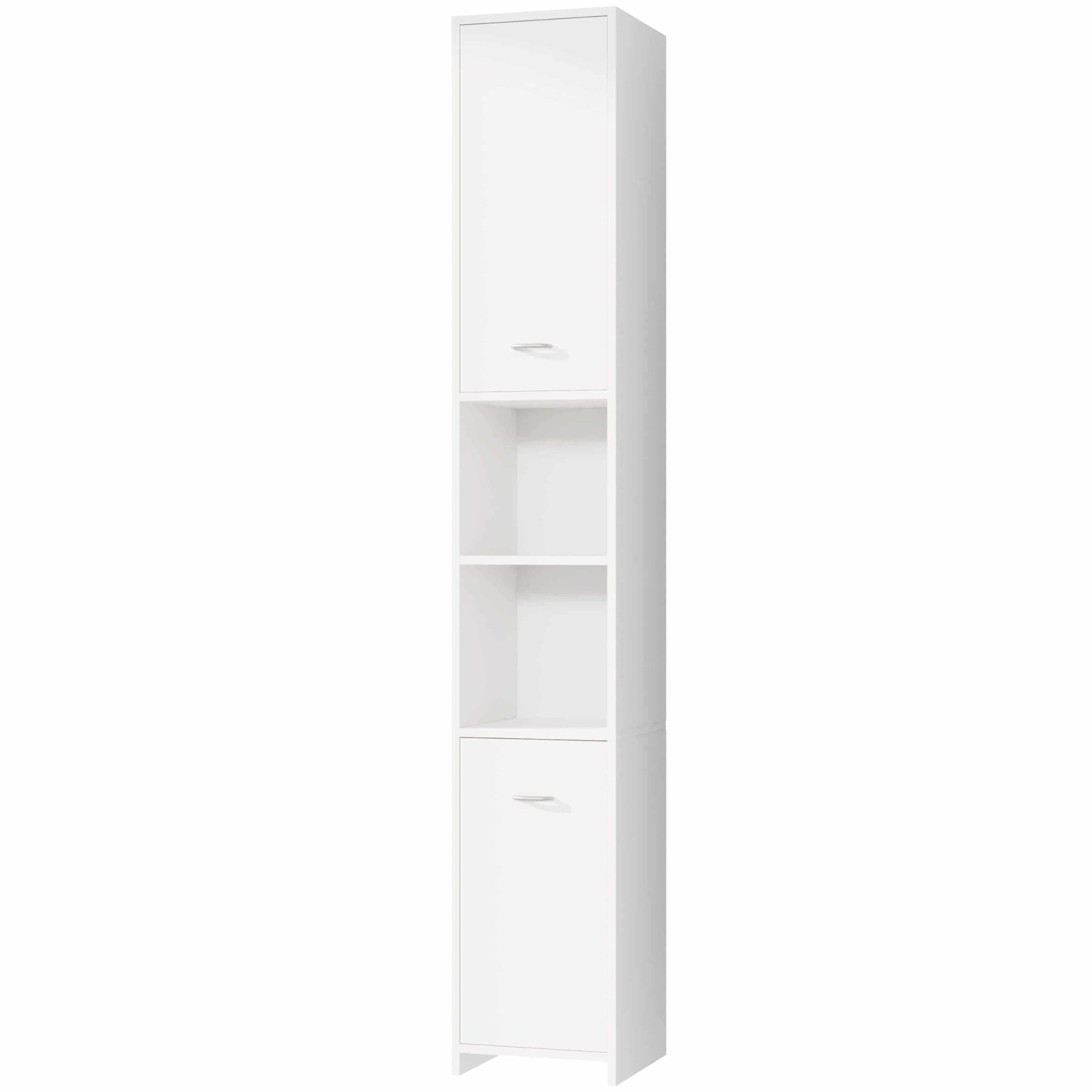 🛁🚪 Casaria® Badezimmerschrank Hochschrank 30cm | Weiß | Viel Stauraum & Flexibilität