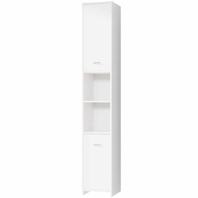 🛁🚪 Casaria® Badezimmerschrank Hochschrank 30cm | Weiß | Viel Stauraum & Flexibilität