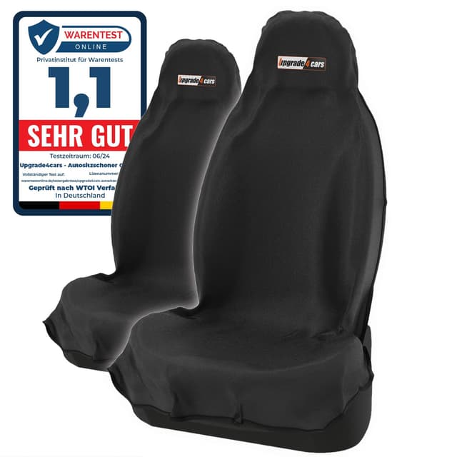 Upgrade4cars 2 Wasserdichte Autositzschoner 🚗🌟 | Auto-Sitzauflage für Sport Arbeit Werkstatt usw.