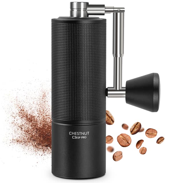 TIMEMORE Chestnut C3 ESP PRO - Manuelle Kaffeemühle 🌟 Upgrade integriertes Ganzmetallgehäuse