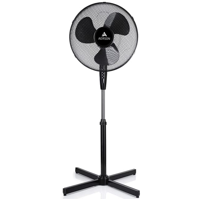 🌀🌬️ TRESKO AERSON Standventilator 40cm | Ventilator höhenverstellbar bis 120cm 🌬️🌀