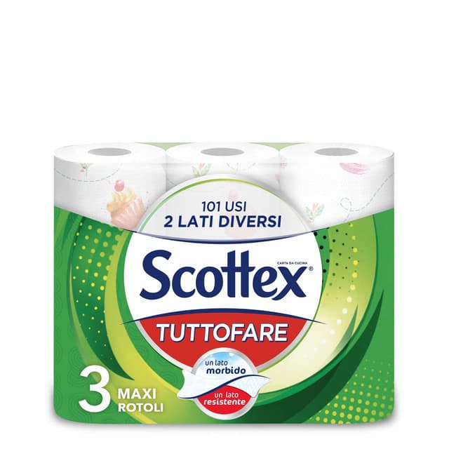 🔥 Super Deal! Scottex Tuttofare Küchenpapier, 3 Maxi Rollen für nur 6.49€! 🧻✨