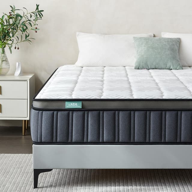 SZSL INDULGE IN COMFORT Matratze 160x200 cm 7-Zonen H4 H3 Höhe 26cm Federkernmatratze 🛏️🌟