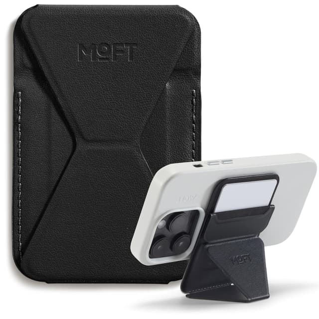 📱🌟 MOFT Magnetischer Handy Wallet Ständer - 3 Betrachtungswinkel Jet Black 02