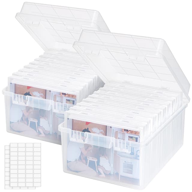 Lifewit Aufbewahrungsbox 13x18cm 5R Foto-Organizer 😍
