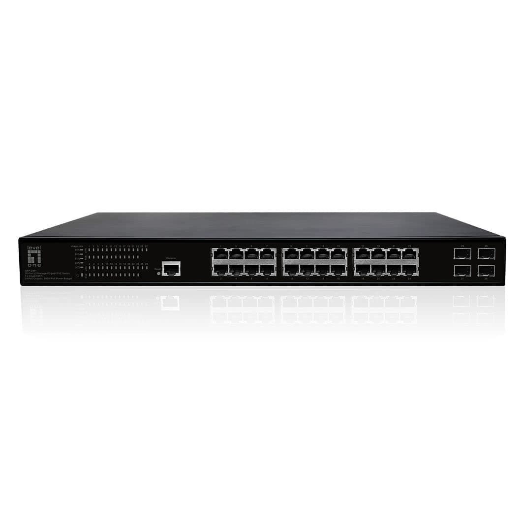 🔥 Mega Deal! LevelOne GEP-2861 L2-Managed Gigabit PoE-Switch 🌟