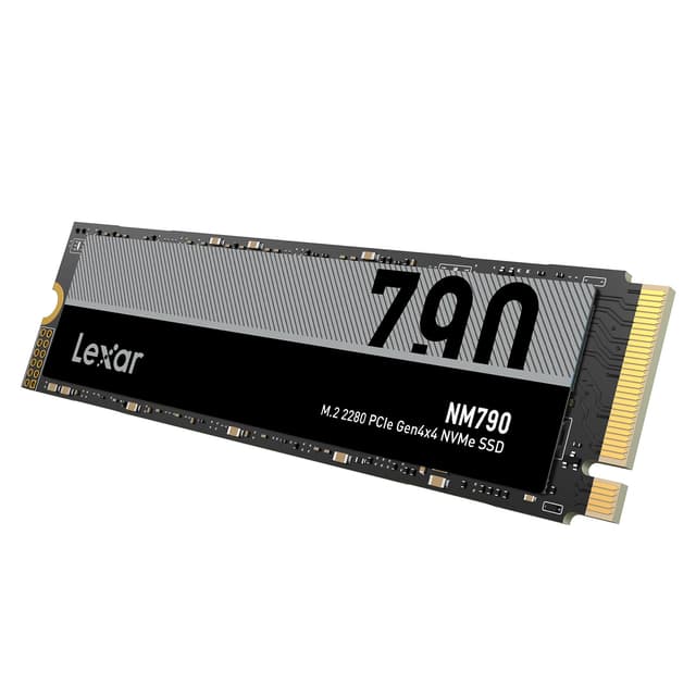 🔥 Lexar NM790 1TB SSD PCIe Gen4x4 NVMe 1.4 M.2 2280 SSD - Bis zu 7 400MB/s Lesen, 6 500MB/s Schreiben
