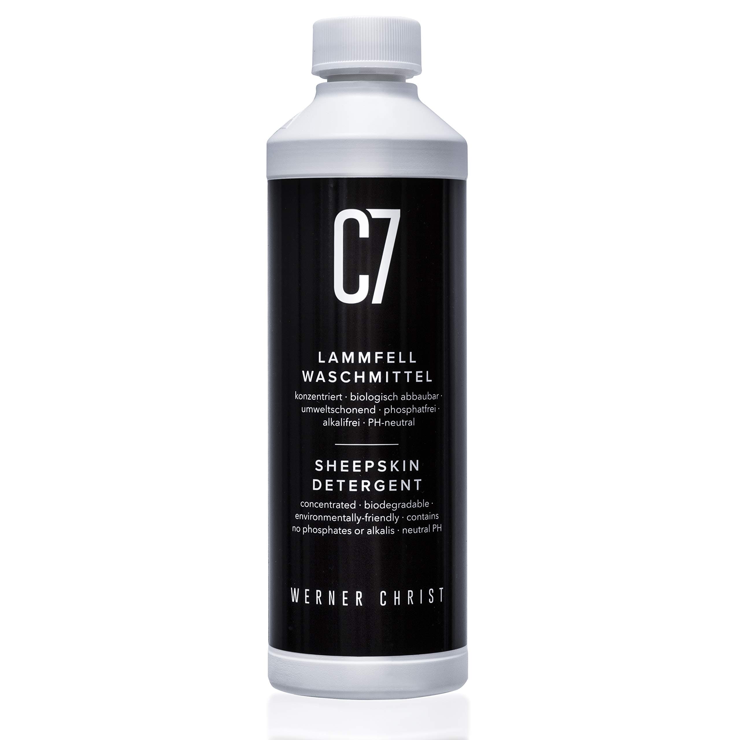 Lammfell-Waschmittel C7 von CHRIST 🐑🌿 - Fellwaschmittel für Schaffelle und Lammfellartikel