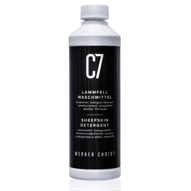 Lammfell-Waschmittel C7 von CHRIST 🐑🌿 - Fellwaschmittel für Schaffelle und Lammfellartikel