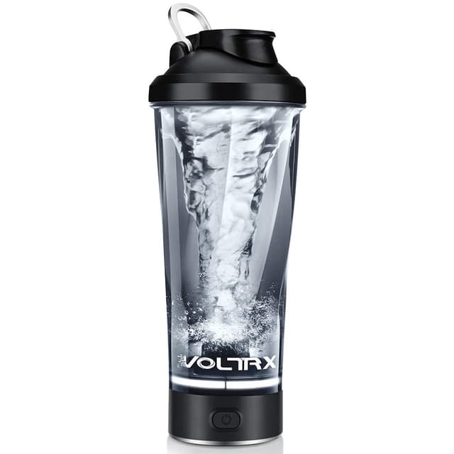 🌪️ VOLTRX Elektrischer Eiweiß Shaker | Protein Shaker USB Wiederaufladbar 600 ml BPA Frei Schwarz