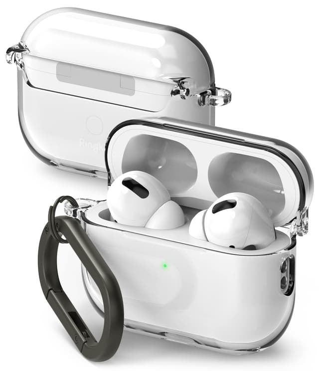 Ringke Hinge Case für AirPods Pro 2 - Transparente PC Schutzhülle