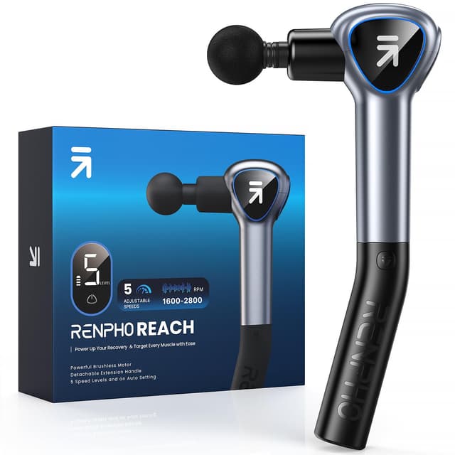 🎁 RENPHO Massagepistole mit Verlängerungs Griff - Angebot